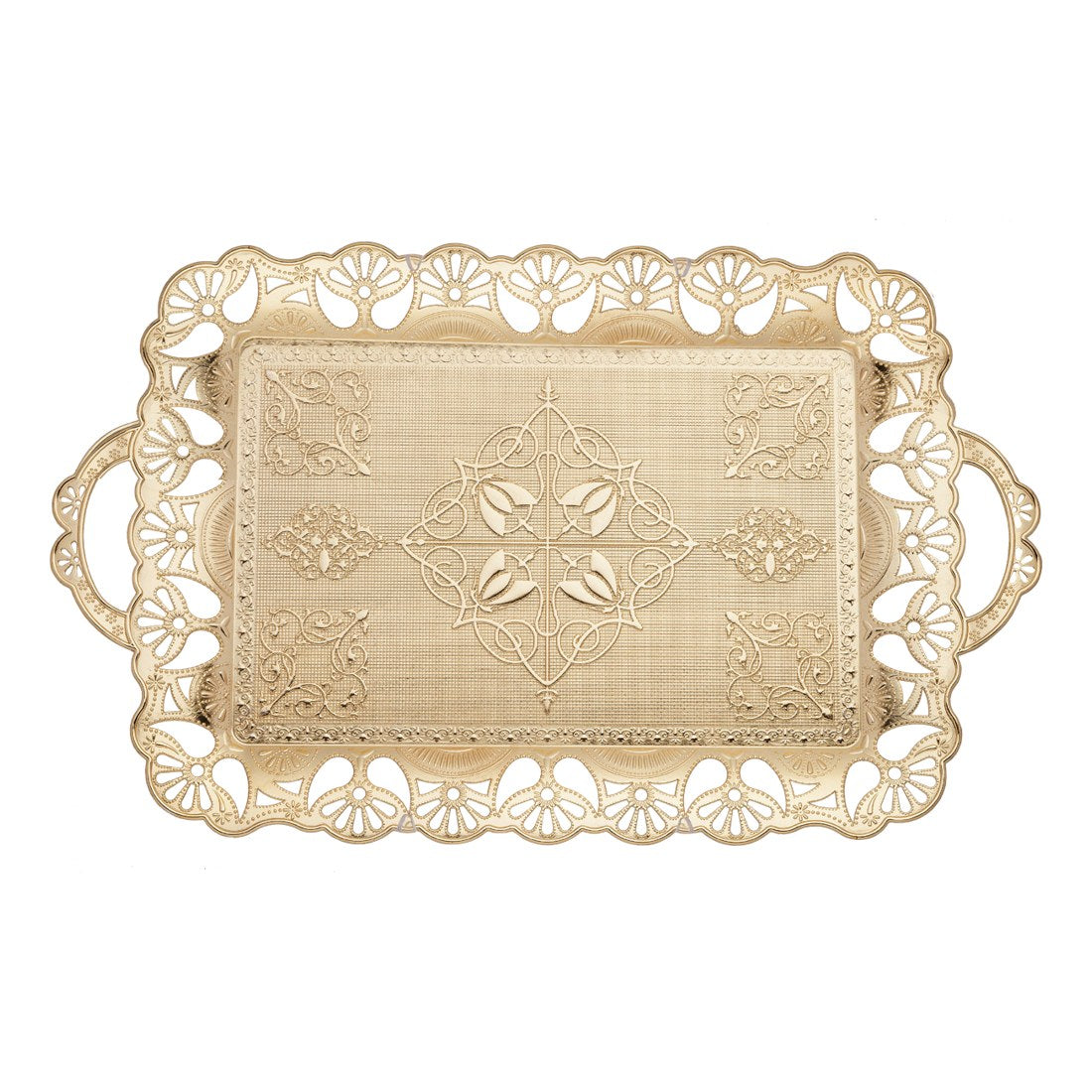 Tray For 6-Person - Lacework - Gold Tone - Acar catalog image