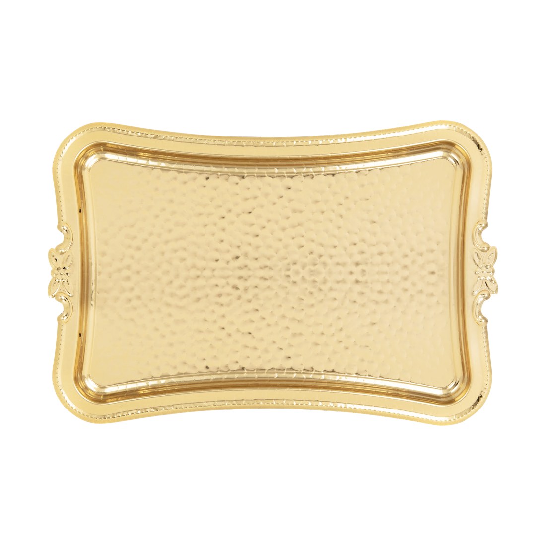 Tray Single - Hammered Metal - Gold Tone - Acar catalog image