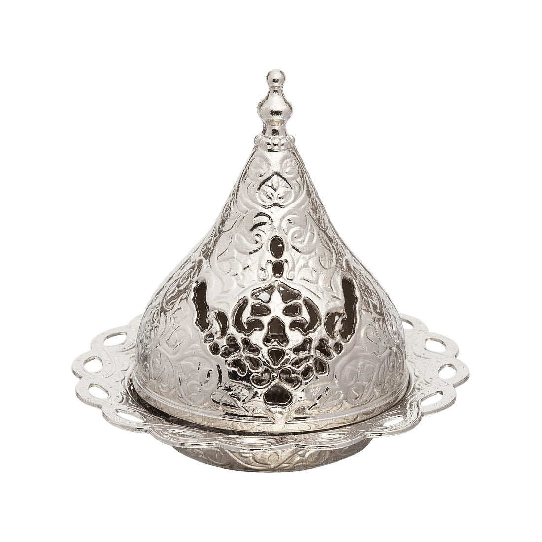 Turkish Delight Bowl - Openwork Domed - White - Acar catalog image