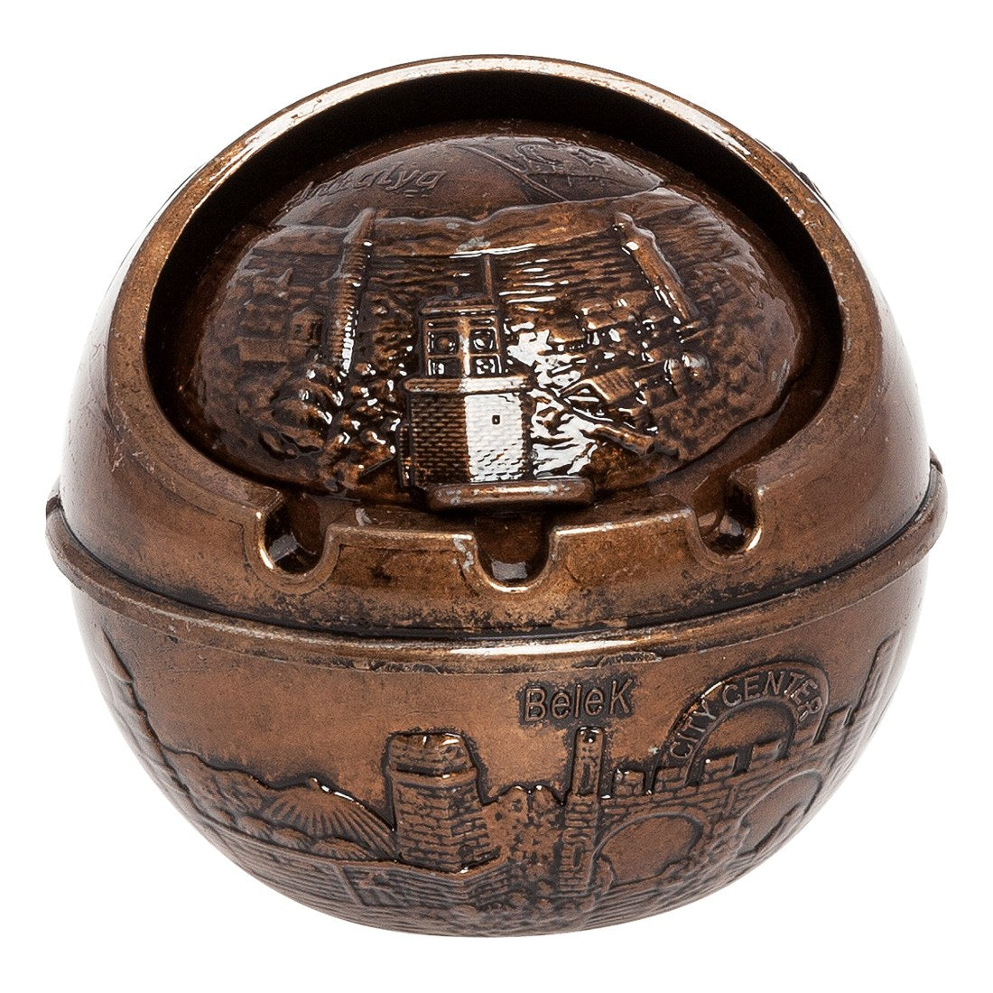 Ashtray Antalya Small - Antique Copper Tone - Acar catalog image