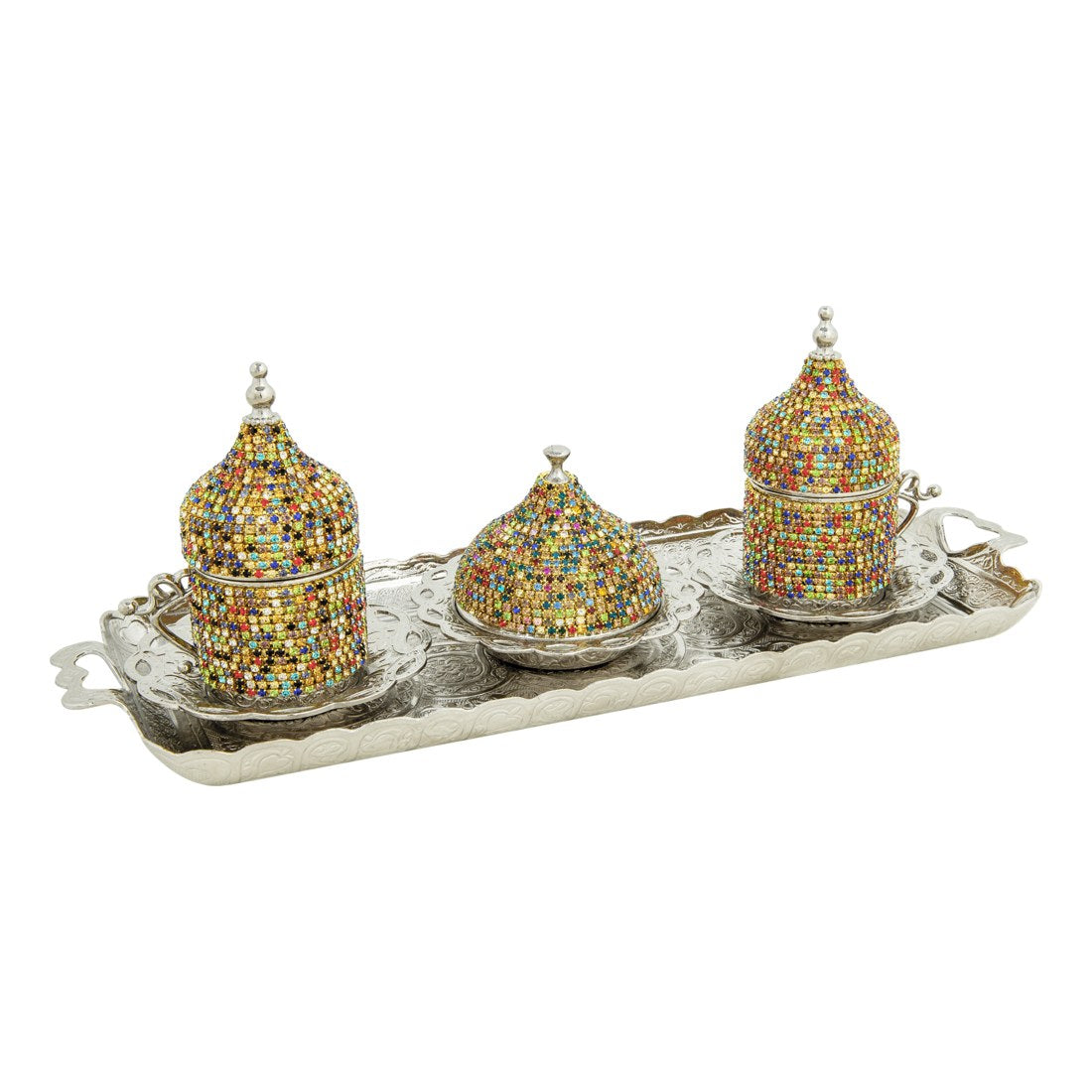2-Person Coffee Gem-Style Set - Color Series - White - Acar catalog image