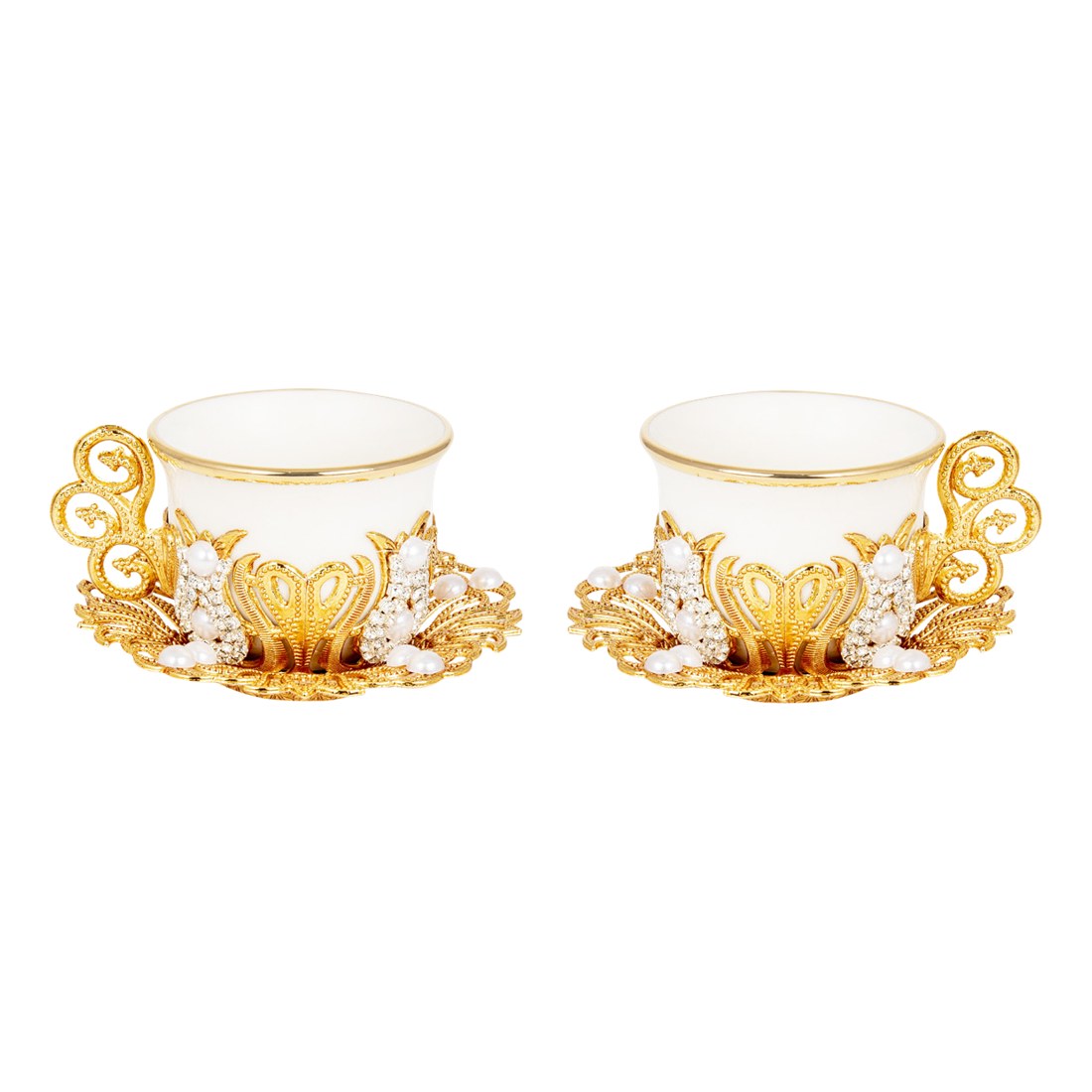 2-Person Presentation Set - Gem-Style - Gilded - Gold Tone - Acar catalog image