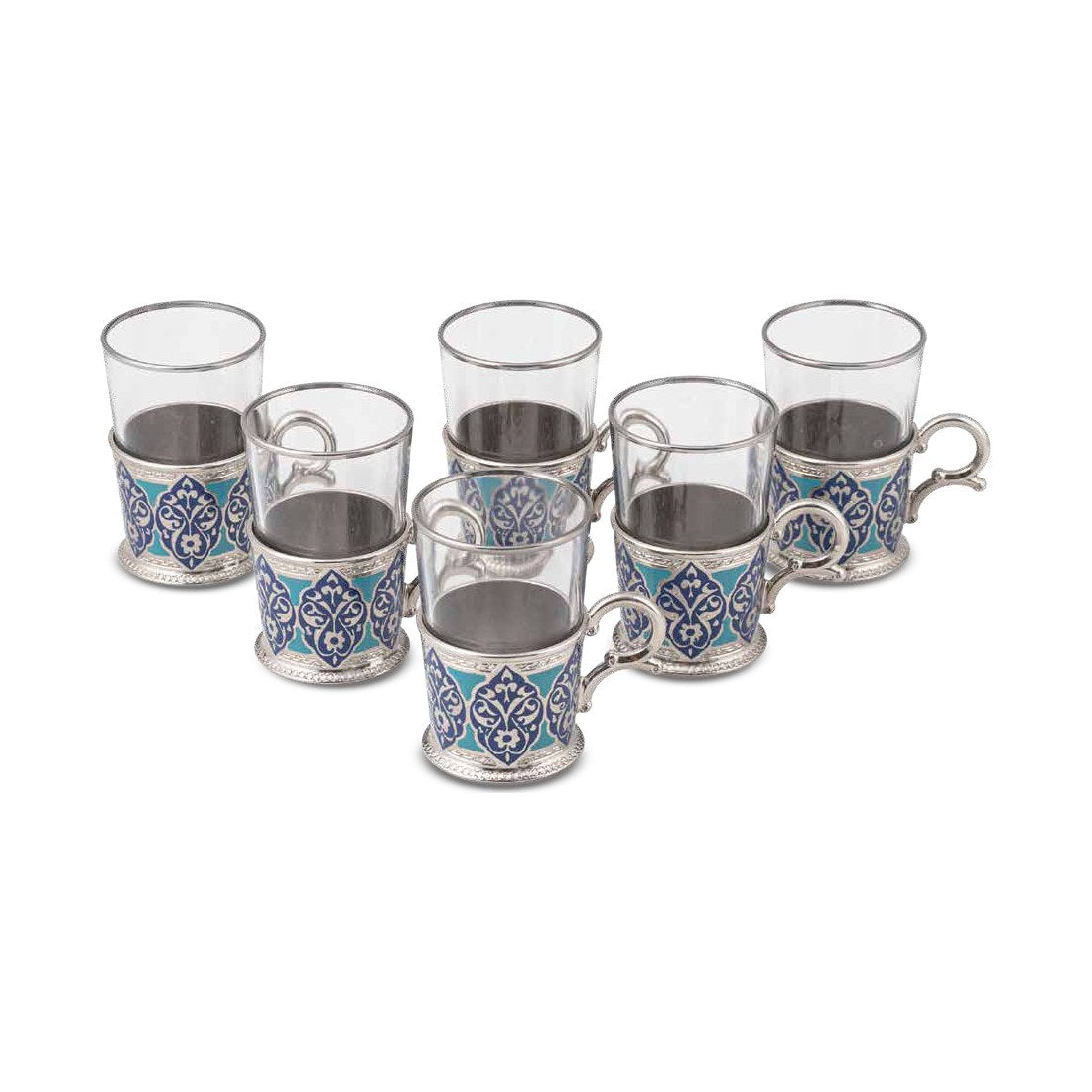 Large 6-Person Tea Set with Enamel - catalog product image