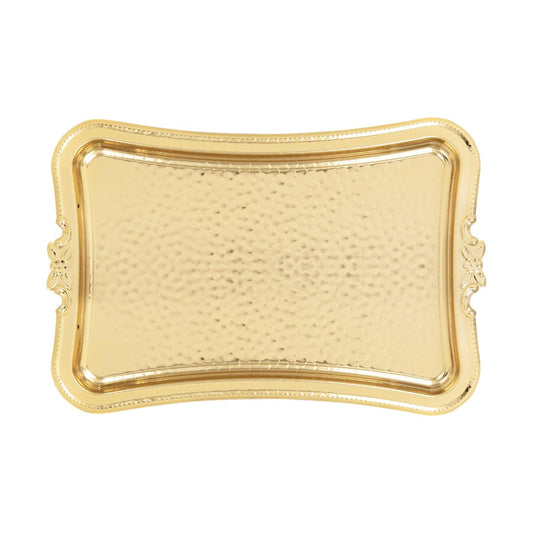 Tray Single - Hammered Metal - Gold Tone - Acar catalog image