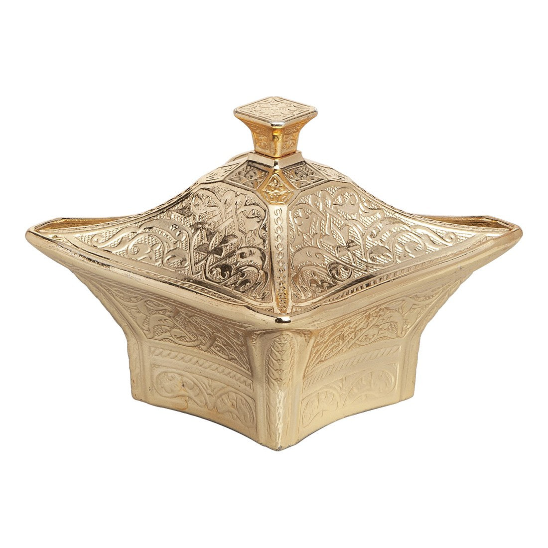 Sugar Bowl - Large Square - Gold Tone - Acar catalog image