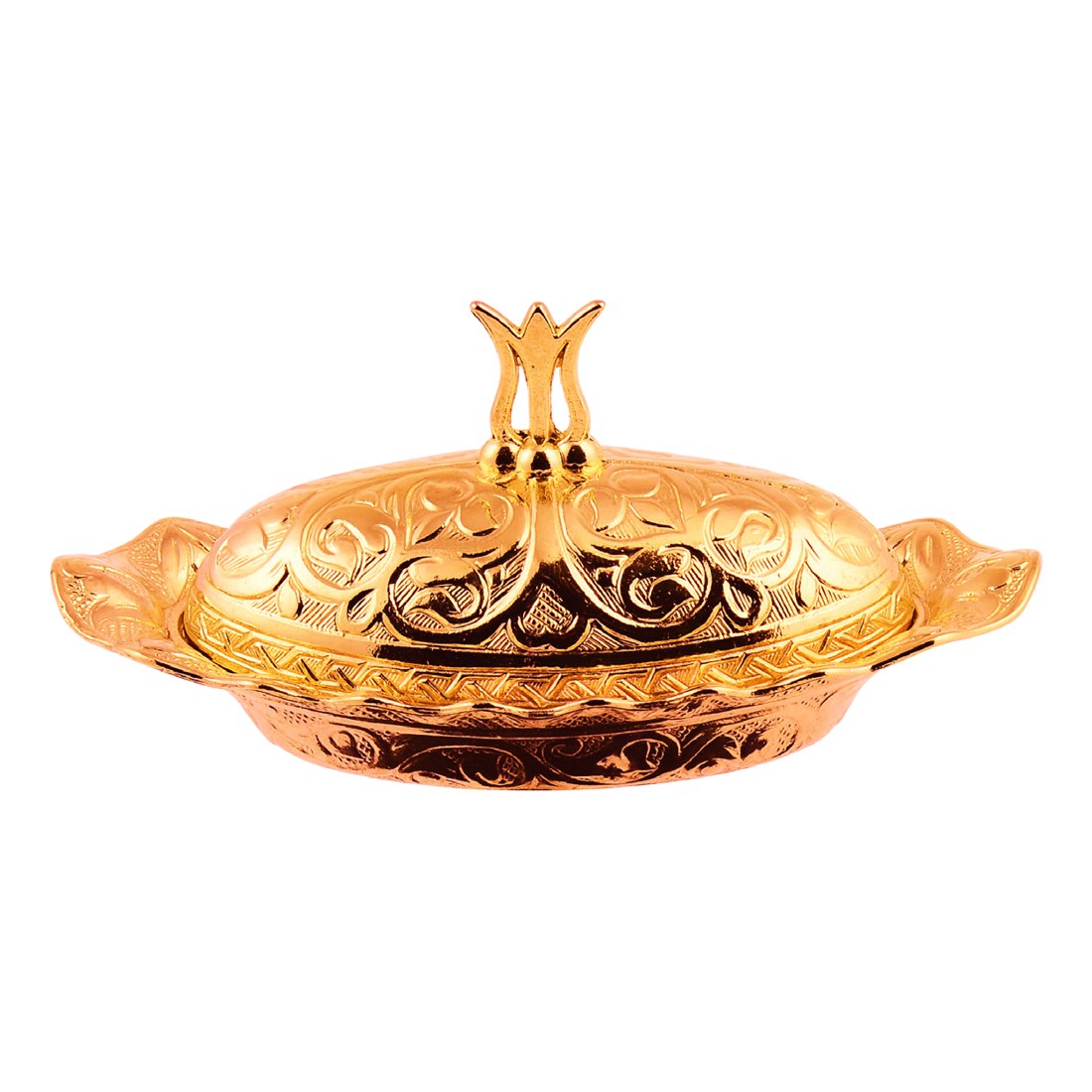 Turkish Delight Bowl - Large Boat - Gold Tone - Acar catalog image