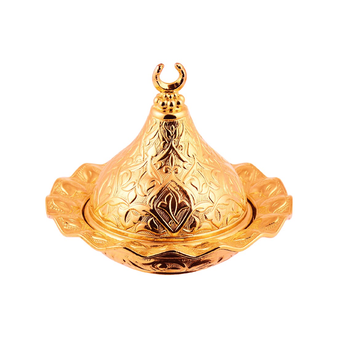 Turkish Delight Bowl - No.2 Domed - Gold Tone - Acar catalog image