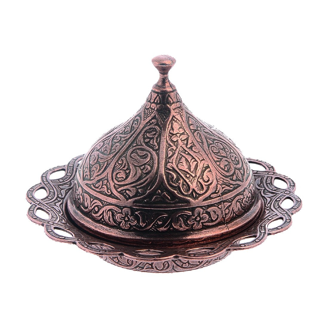Turkish Delight Bowl - No.3 Domed - Antique Copper Tone - Acar catalog image