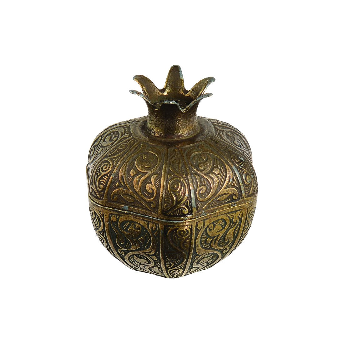 Turkish Delight Bowl - No.3 Pomegranate - Antique Gold Tone - Acar catalog image