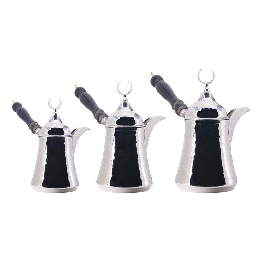 Turkish Coffee Pot Set Triple Mirra - White - Acar catalog image