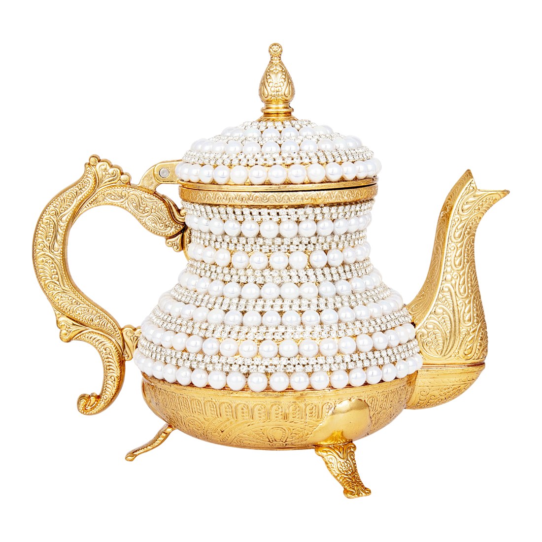 Teapot Pearl - Gold Tone - Acar catalog image