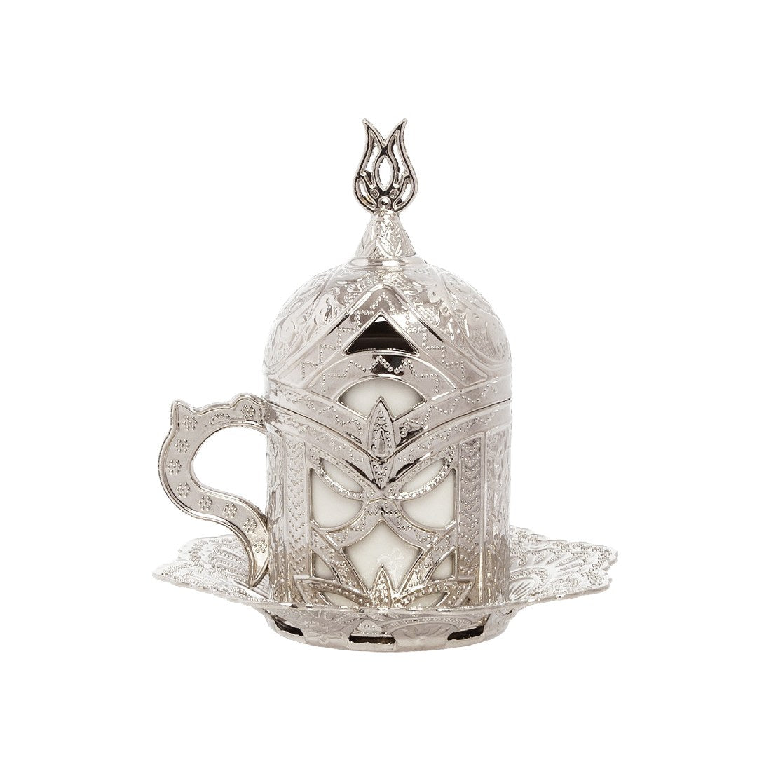 Coffee Cup - Pearl Design - White - Acar catalog image
