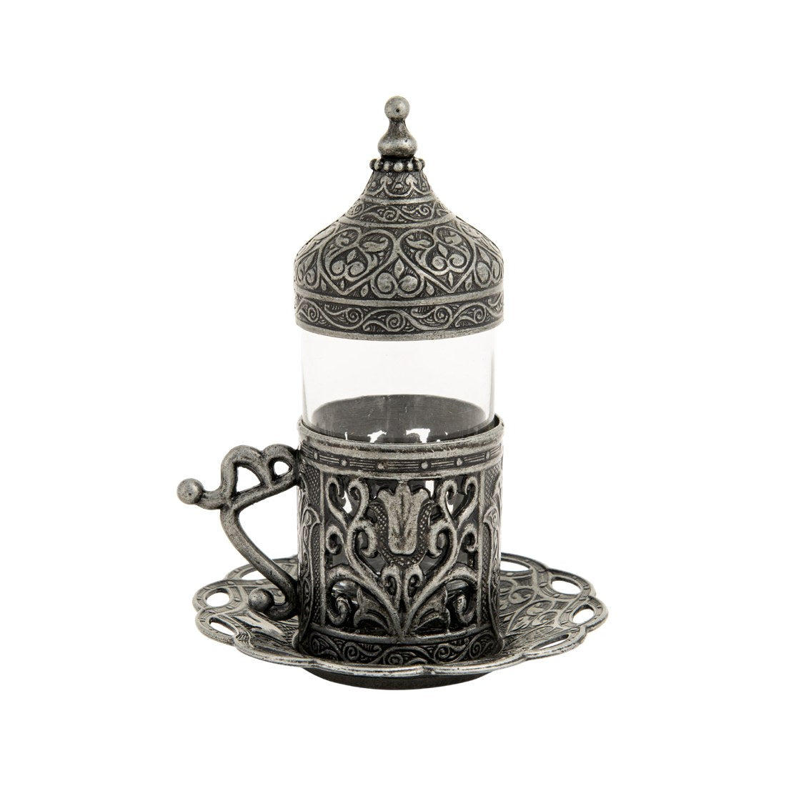 Water Glass With Tulip Design - Tinned Finish - Acar catalog image