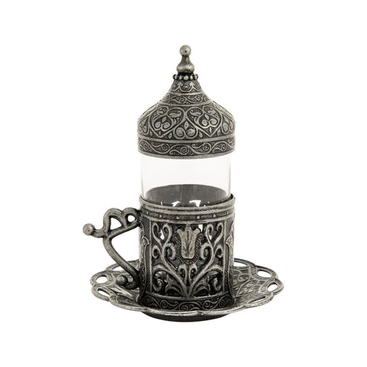 Water Glass With Tulip Design - Tinned Finish - Acar catalog image