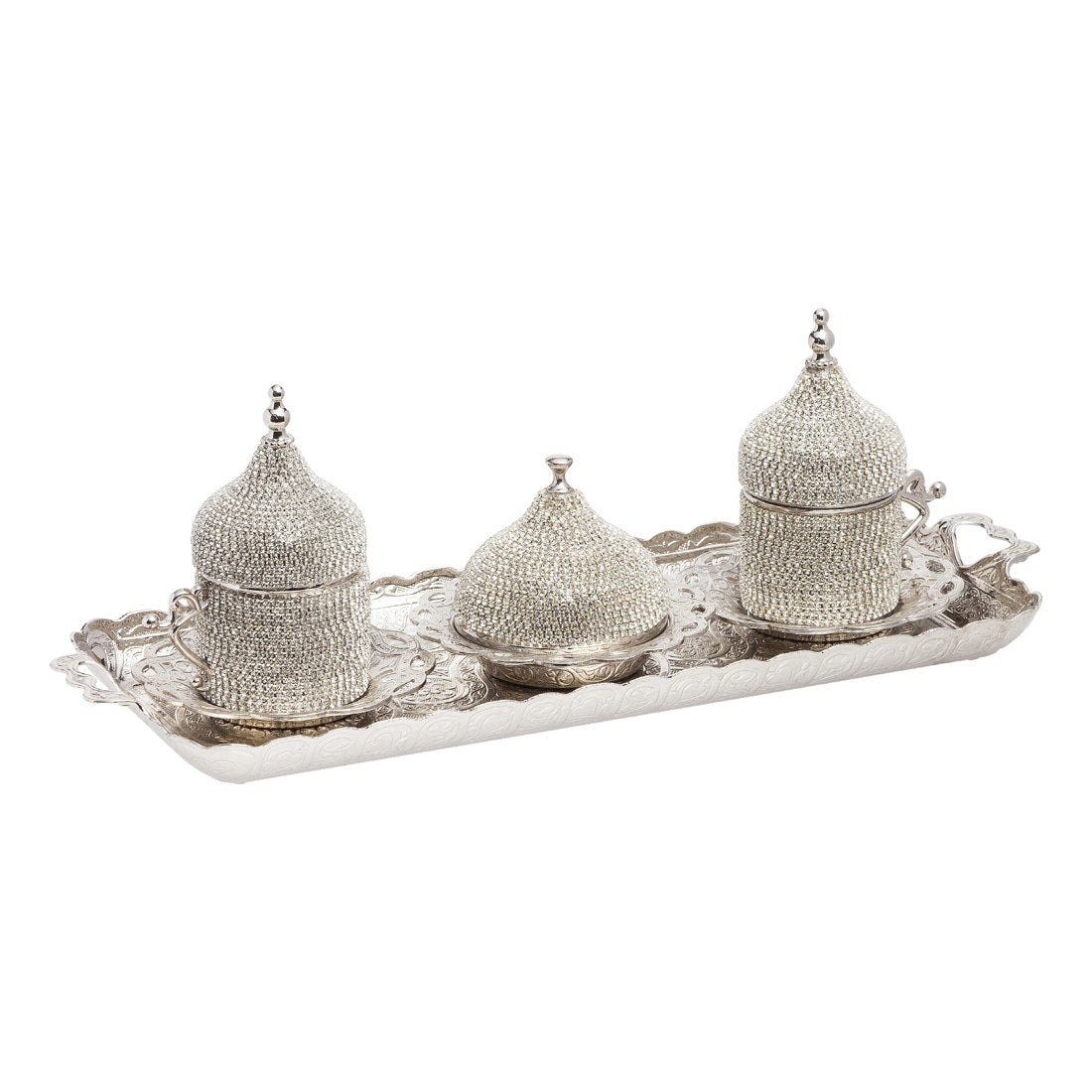 2-Person Coffee Gem-Style Set - Gem-Style Series - White - Acar catalog image