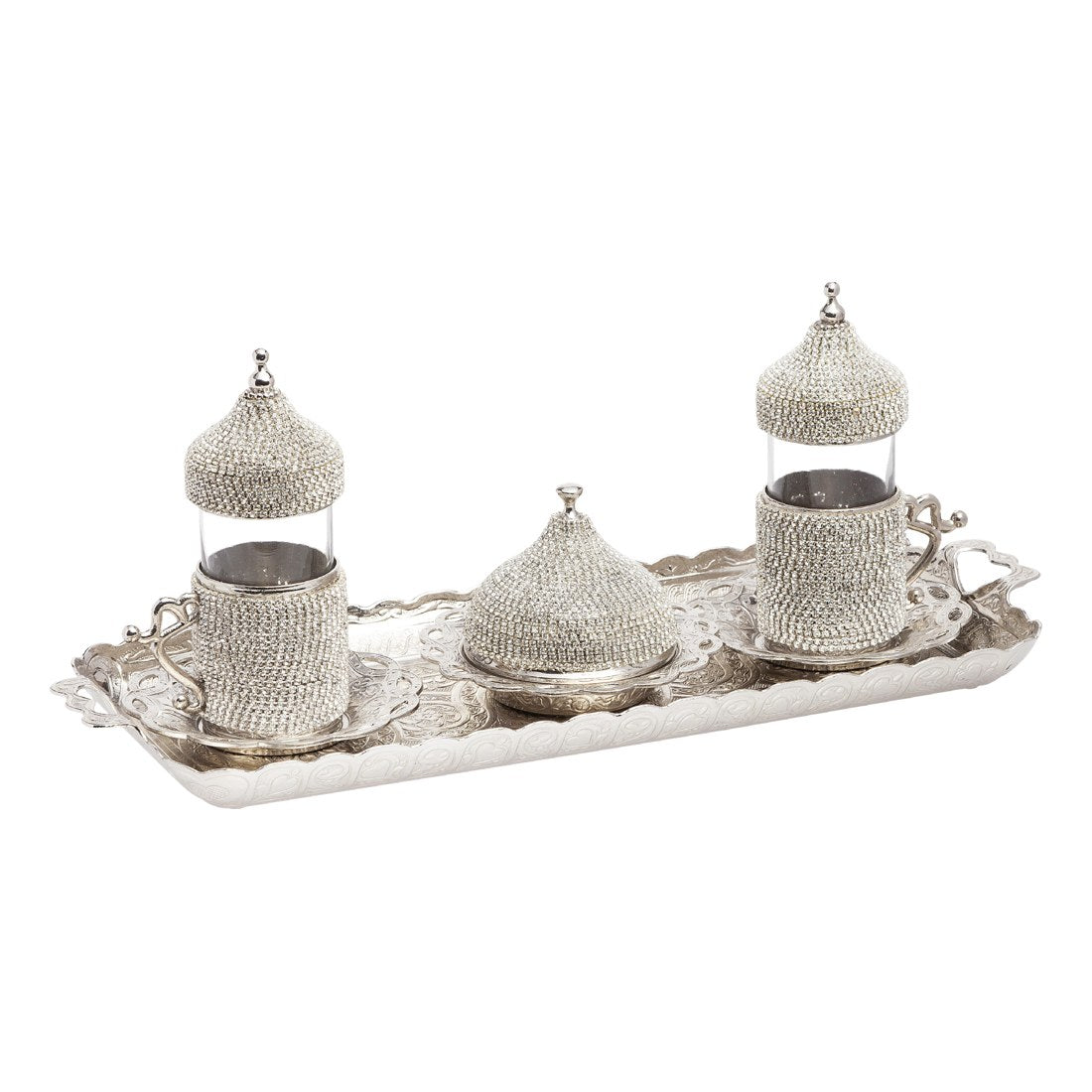 2-Person Water Glass Set Gem-Style Series - White - Acar catalog image