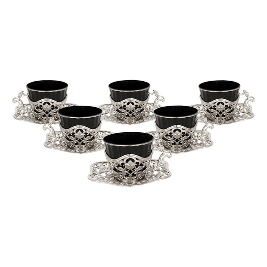 6-Person Presentation Set - Elisa - Black - White - Acar catalog image