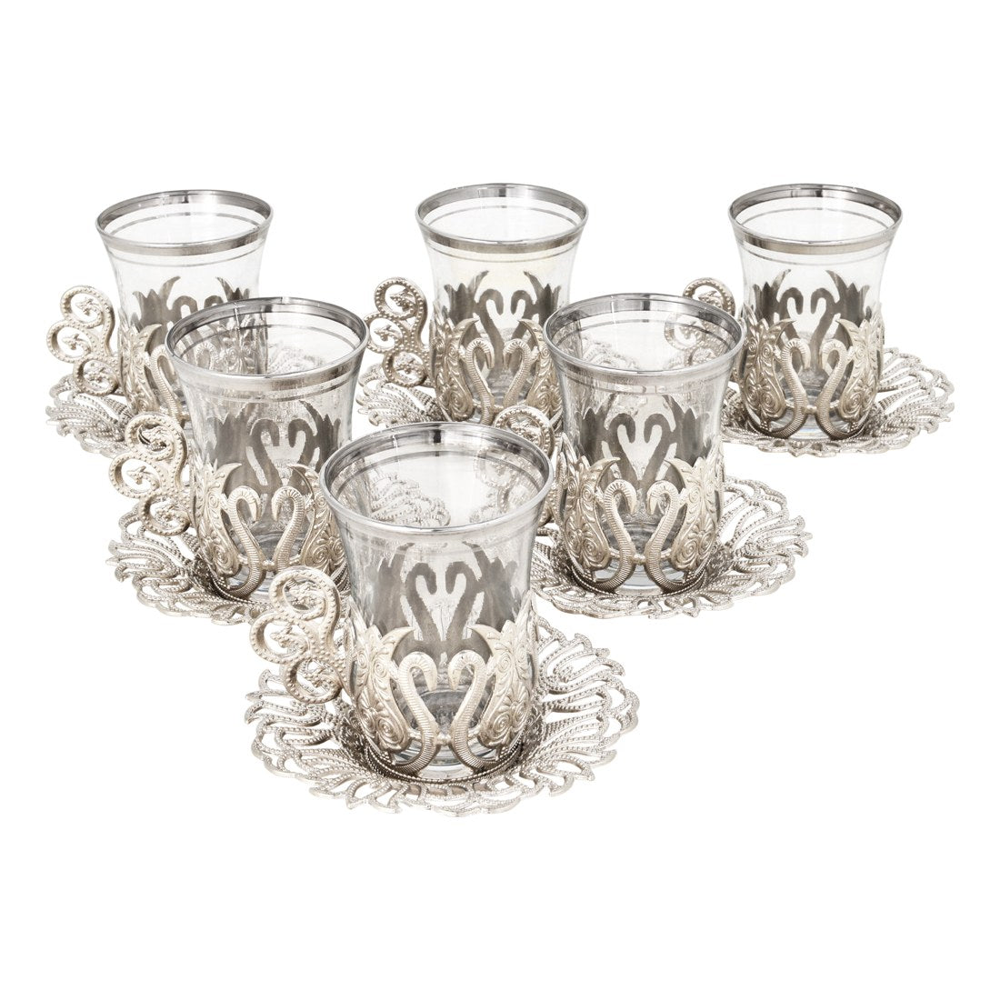 Tea Set Without Tray - Ottoman - White - Acar catalog image