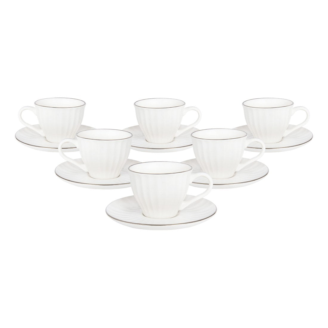 6-Person Porcelain Set - Charisma - White - Acar catalog image