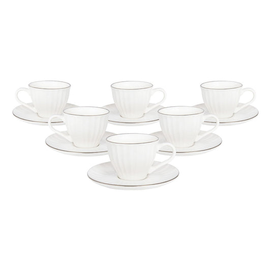 6-Person Porcelain Set - Charisma - White - Acar catalog image
