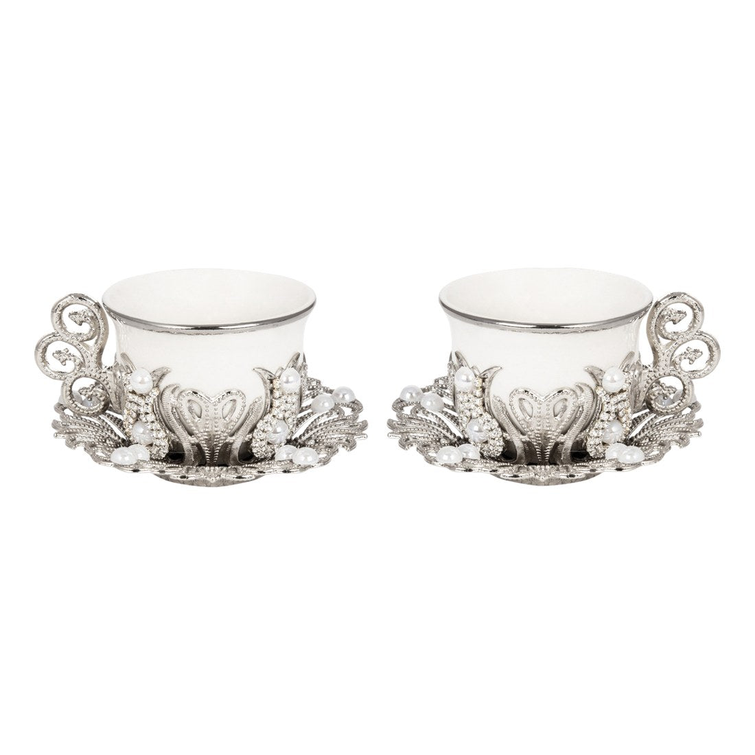 2-Person Presentation Set - Gem-Style - Gilded - White - Acar catalog image