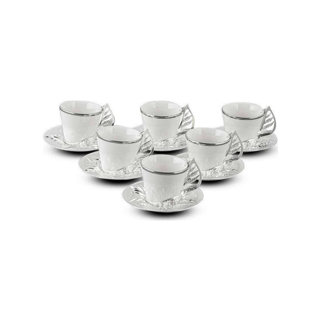 Gilded Yaprak 6-Person Coffee Set - catalog product image