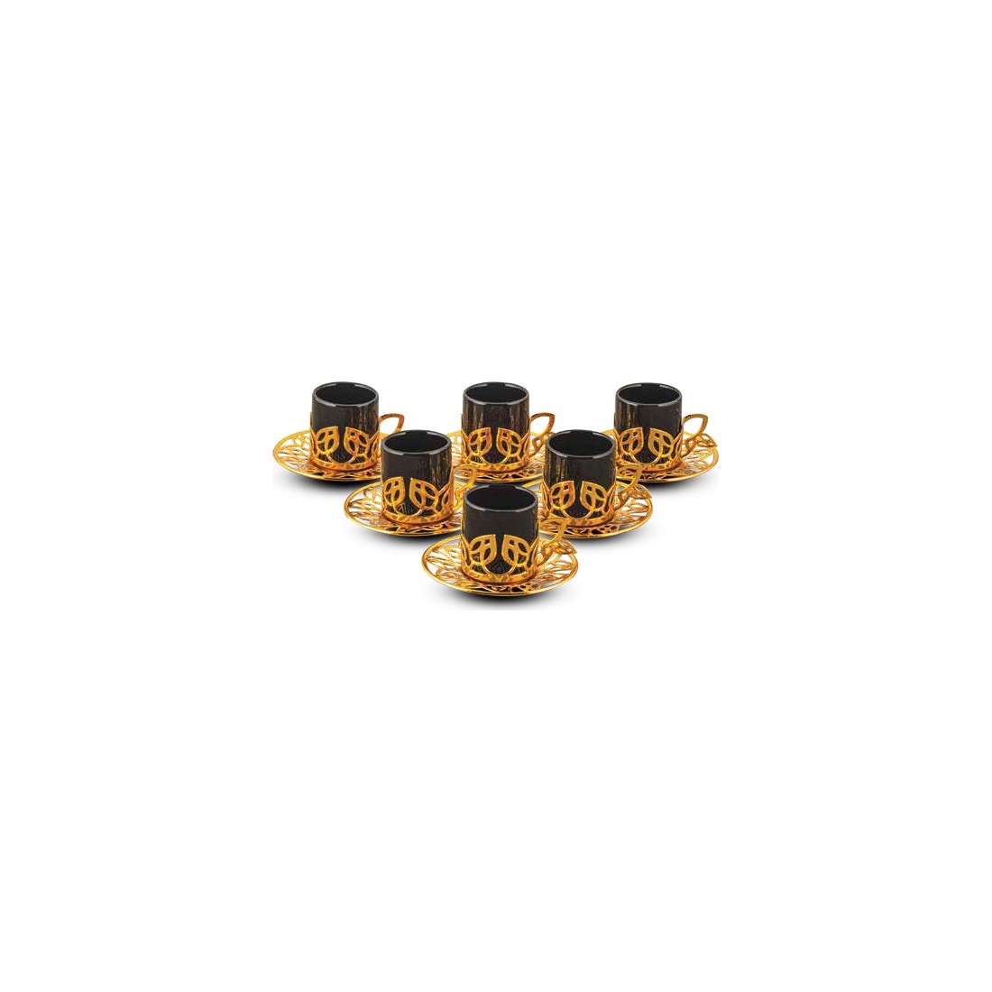 Black Furug 6-Person Coffee Set - catalog product image