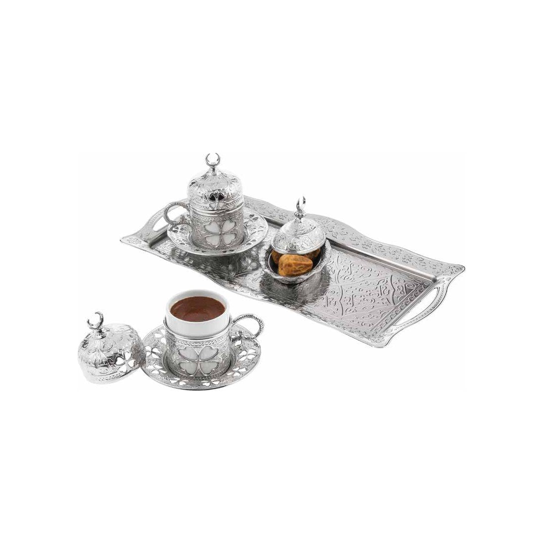 Yonca 2-Person Coffee Set With Sheet Tray - catalog product image
