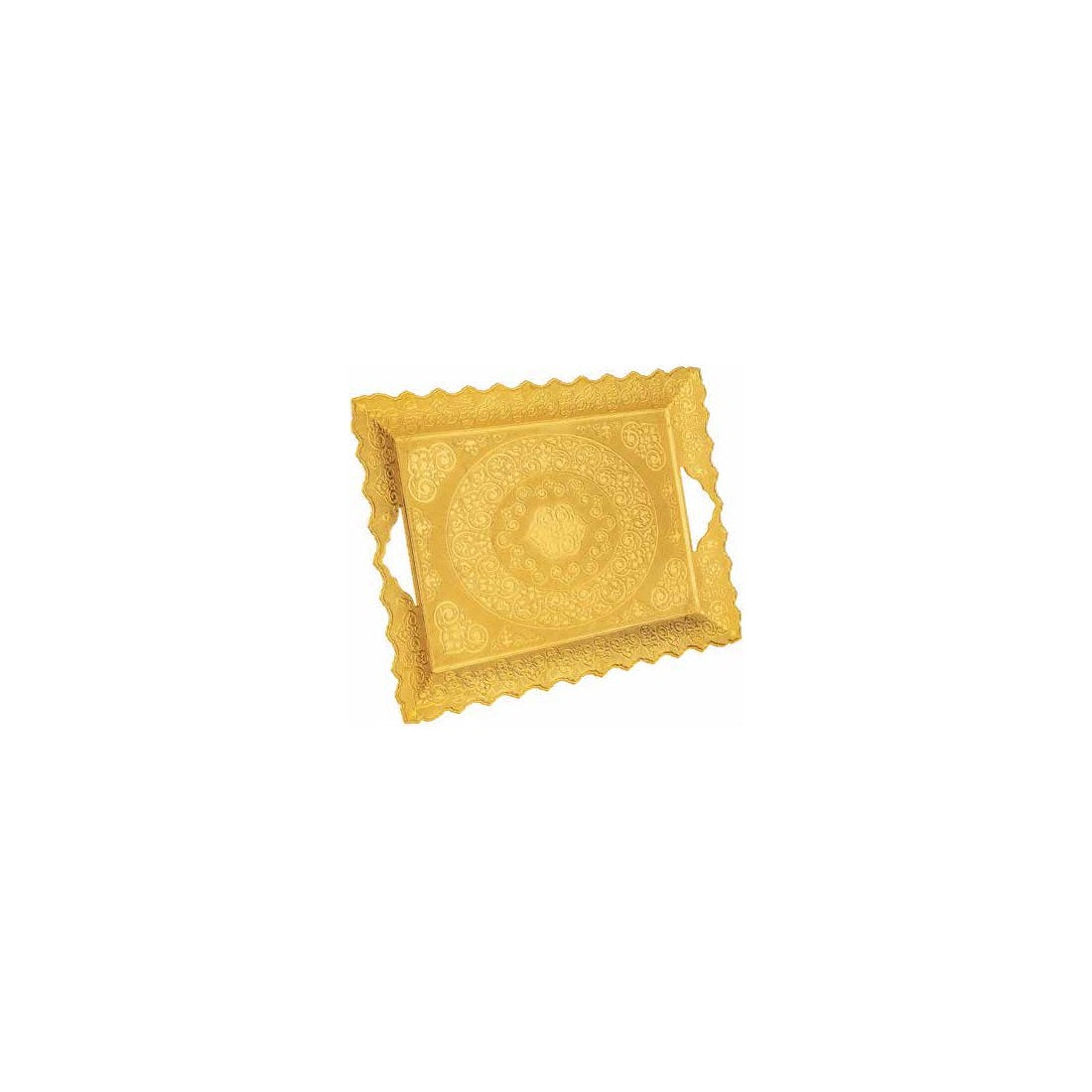 6-Person Beyzade Aluminum Rectangular Tray - catalog product image