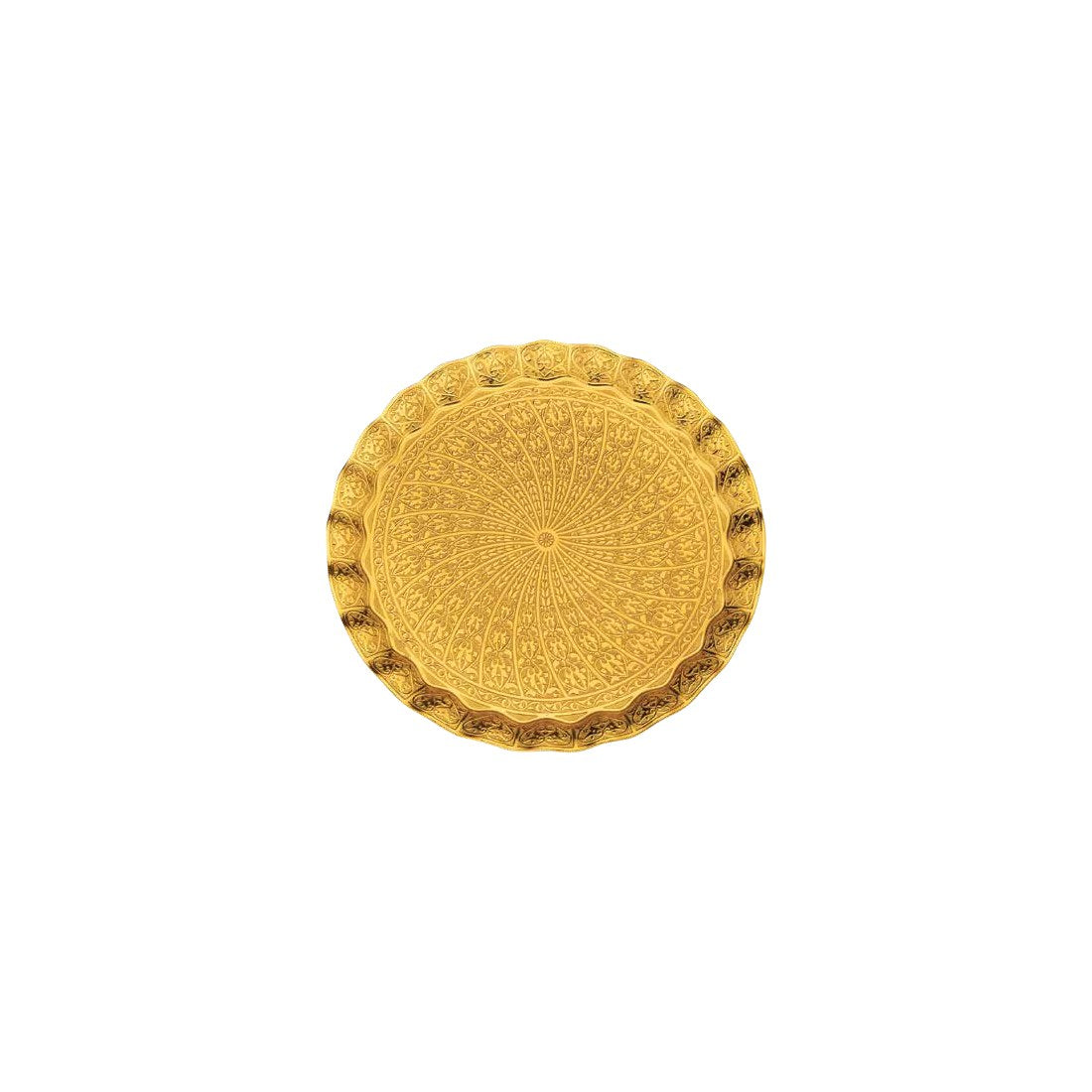 6-Person Authentic Round Aluminum Tray - catalog product image