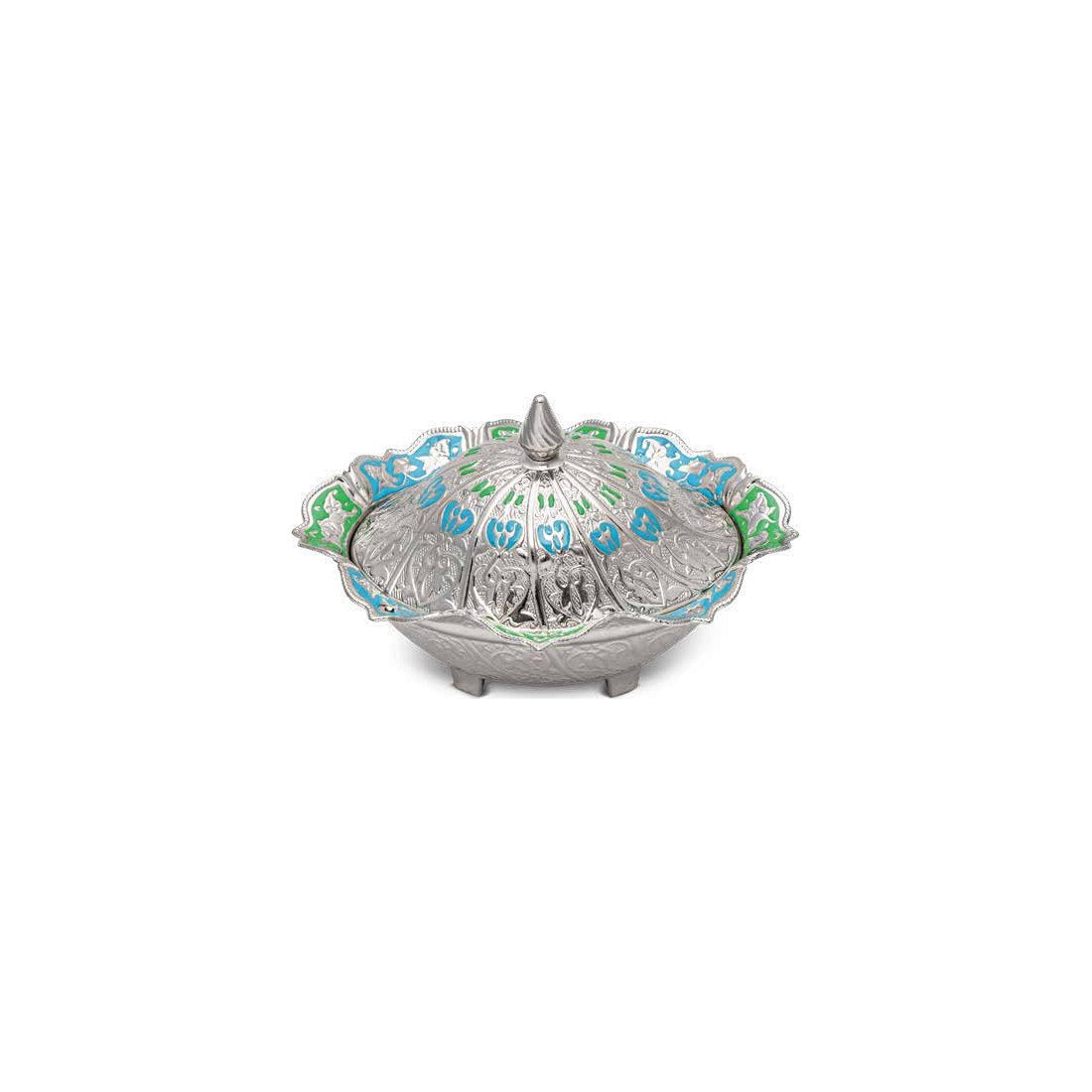 Lalegul Oval Sugar Bowl with Enamel - catalog product image