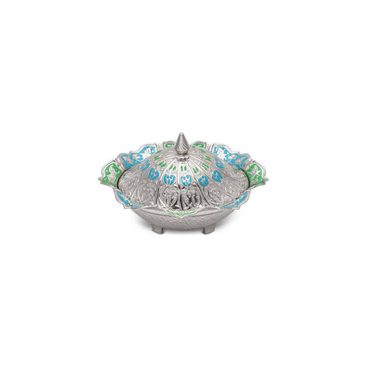 Lalegul Oval Sugar Bowl with Enamel - catalog product image